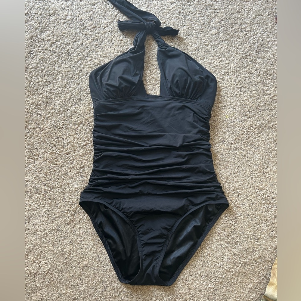 Victoria’s Secret one piece bathing suit.
